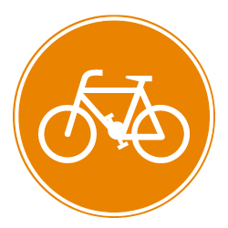 Fahrradschild Oranienburg
