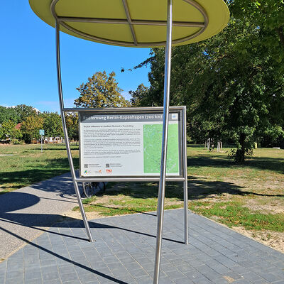 Infotafel am Radfernweg (Lehnitzsee)