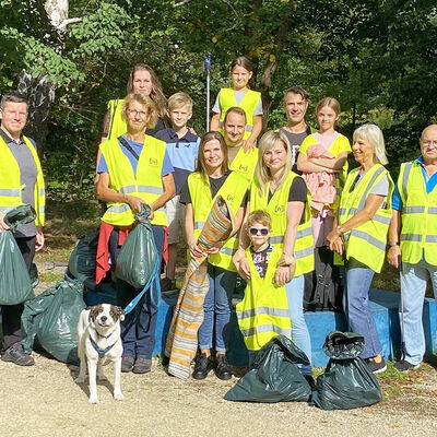 World Cleanup Day - Oranienburger r&auml;umten rund um den Lehnitzsee auf
