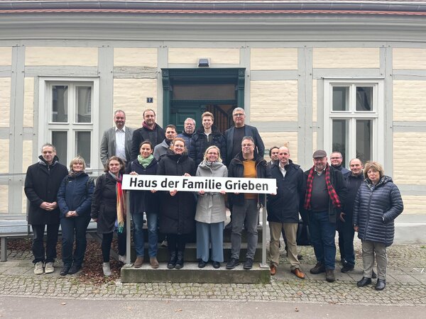 Neues Leben f�r eines der �ltesten H�user in der Innenstadt: Das �Haus der Familie Grieben� wurde am 11. Dezember 2025 eingeweiht.