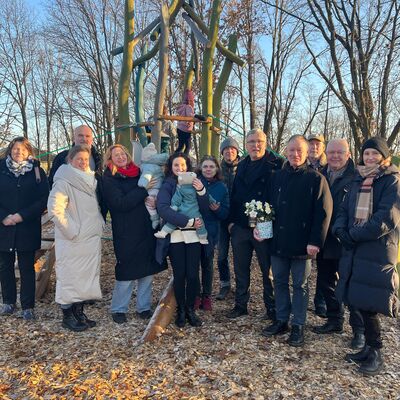 Einweihung des Spielplatzes Elfenwiese