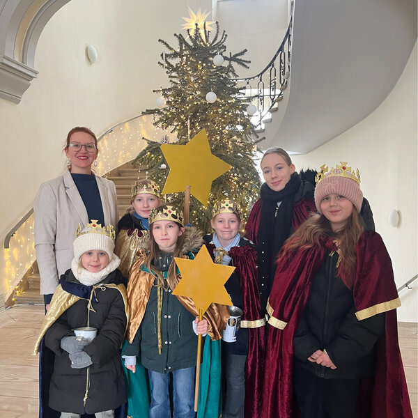 Die Sternsinger im Oranienburger Schloss