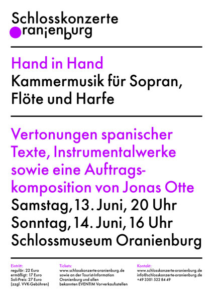 Plakat Hand in Hand digital