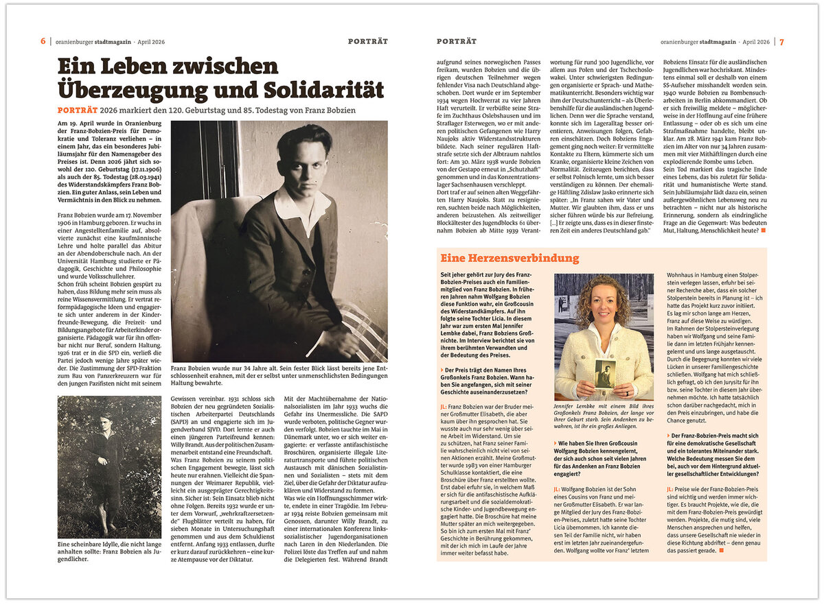 Portrait Franz Bobzien