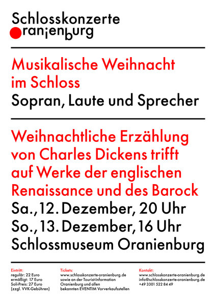 Musikalische Weihnacht im Schloss