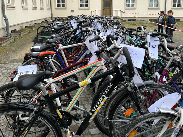 Vor allem Fahrr&auml;der kommen bei der Fundsachenversteigerung des B&uuml;rgeramtes unter den Hammer.