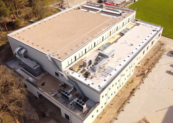 Die neue Sporthalle in Friedrichsthal sucht noch einen Namen.