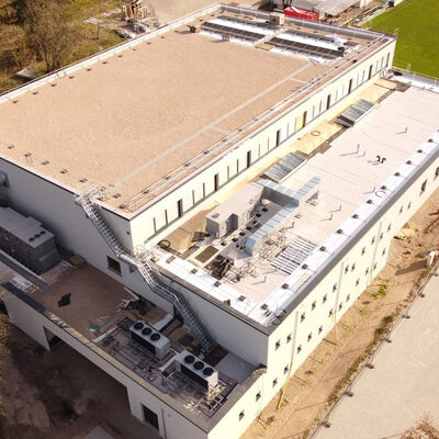Die neue Sporthalle in Friedrichsthal