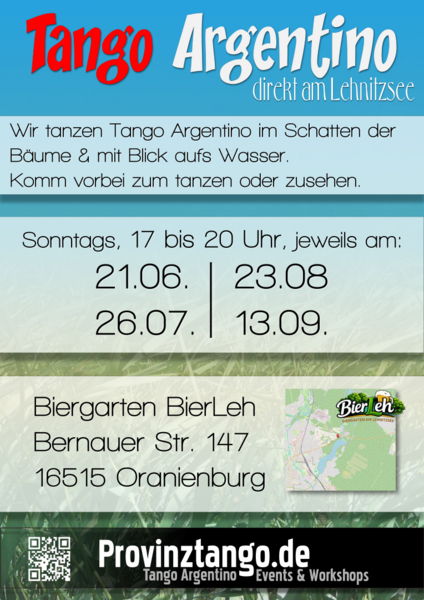 Tango Argentino im Biergarten am Lehnitzsee