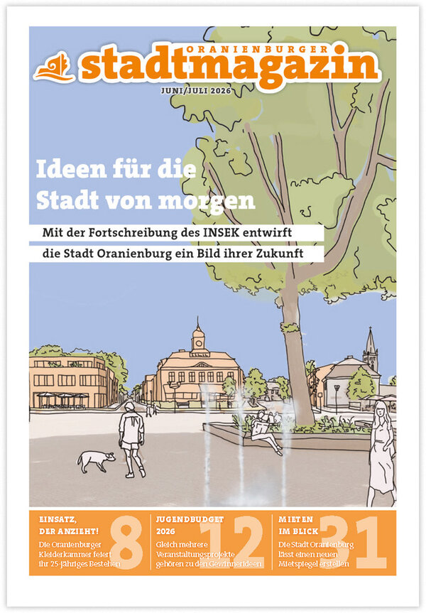 Titelseite des Stadtmagazins vom Juni/Juli 2026