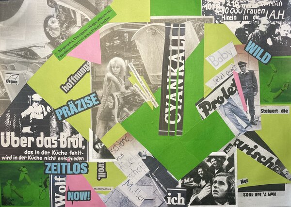 Collage zum Theaterst&uuml;ck &raquo;Cyankali&laquo; von Friedrich Wolf aus dem Jahr 1929