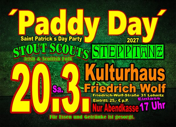 Paddy Day Flyer 2027