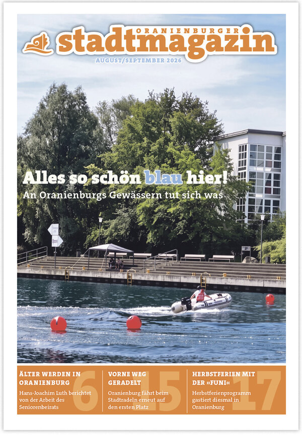 Titelseite des Stadtmagazins vom August/September 2026
