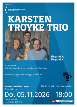 Karsten-Troyke-Trio in Oranienburg