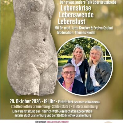 &uuml;berLeben - Der etwas andere Talk &uuml;ber Brustkrebs (Plakat)