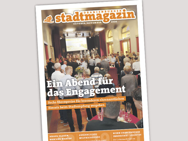 Titel des Stadtmagazins Oktober/November 2026
