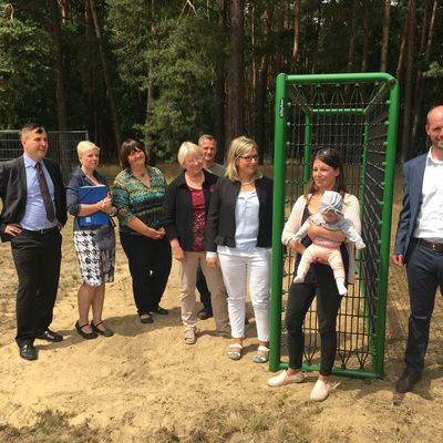 Der neue Bolzplatz in Malz wurde im Juni 2018 er&ouml;ffnet