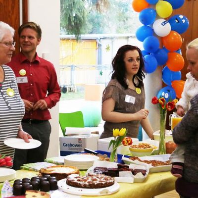 Dank der vielen Helfer gab es ein reichhaltiges Kuchenbuffet