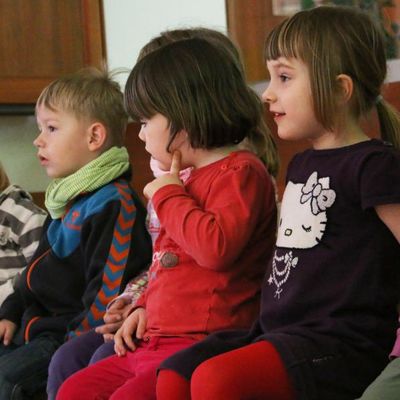 ... lauschten den tollen Liedern und Liedgeschichten