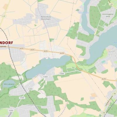 Karte B 273 von Wensickendorf nach Wandlitz