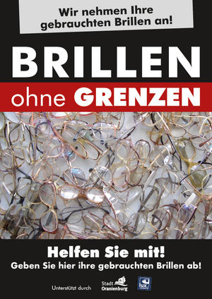 Plakat &raquo;Brillen ohne Grenzen&laquo;