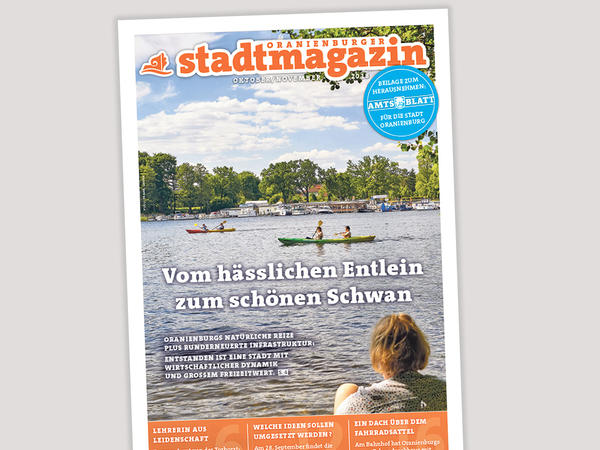 Das Oranienburger Stadtmagazin im Oktober/November 2018 - erfahren Sie mehr!