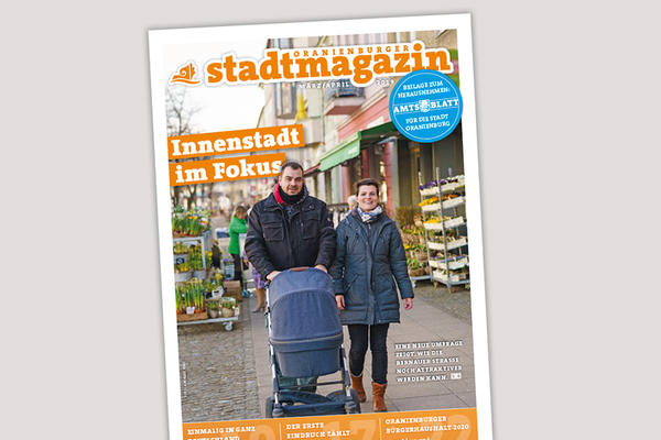 Titel des Stadtmagazins M�rz/April 2019
