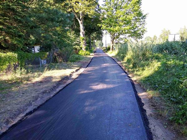 Asphaltdecke Radweg Lehnitzschleuse 3