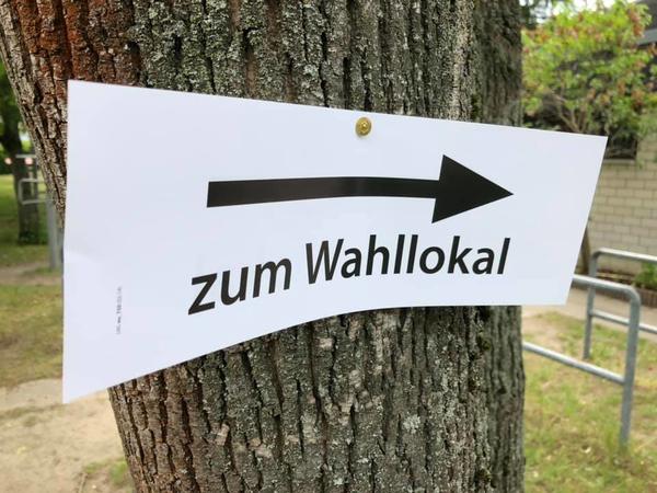 Zum Wahllokal