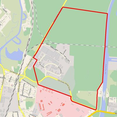 Sperrbereich f&uuml;r die Bombensprengung am 19.12.