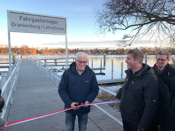 Die neue Steganlage soll Oranienburg auch f�r die Berliner Ausflugsdampfer attraktiv machen.
