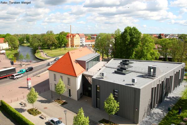 Haus mit Strahlkraft: Zum Anlaufpunkt für Kreative und kulturell Interessierte soll sich die Stadtbibliothek in Oranienburgs Mitte weiterentwickeln