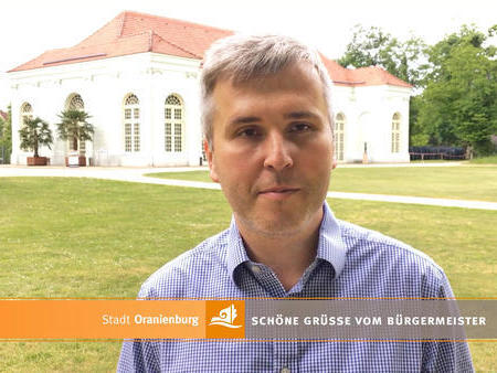 Videobotschaft von Oranienburgs B�rgermeister Alexander Laesicke (Mai 2020)