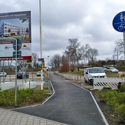 Neuer Radweg zur Speyerer Stra�e