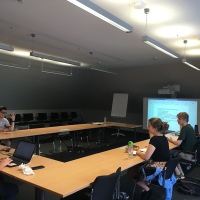 Der Jugendbeirat diskutiert �ber aktuelle politische Themen.