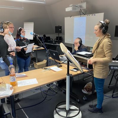 Beim Songwriting wird nun aufgenommen