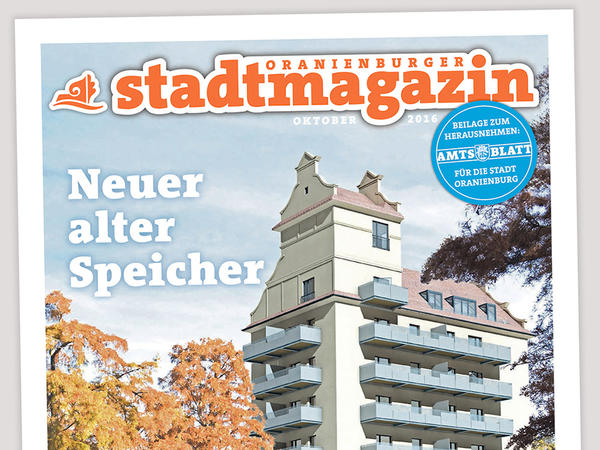 So sollte der Speicher nach den Pl�nen von 2016 heute aussehen (Ausriss aus dem Stadtmagazin vom Oktober 2016)