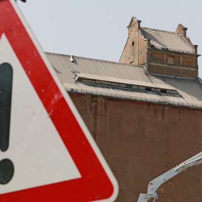 Ist vorerst gerettet: Der stadtbildpr�gende Alte Speicher.