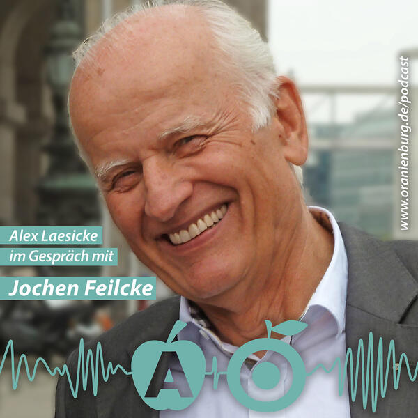 Jochen Feilcke im Gespr�ch mit B�rgermeister Alexander Laesicke.