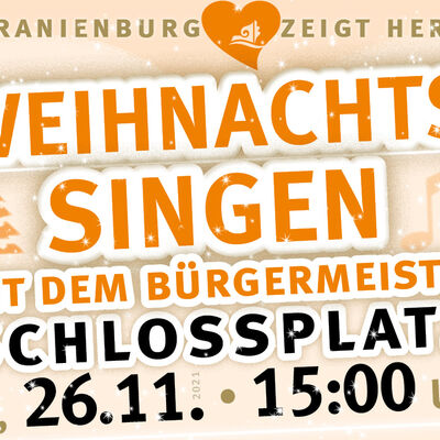 Das Weihnachtssingen im Rahmen des Weihnachtsgans-Auguste-Marktes muss in 2021 leider coronabedingt abgesagt werden.