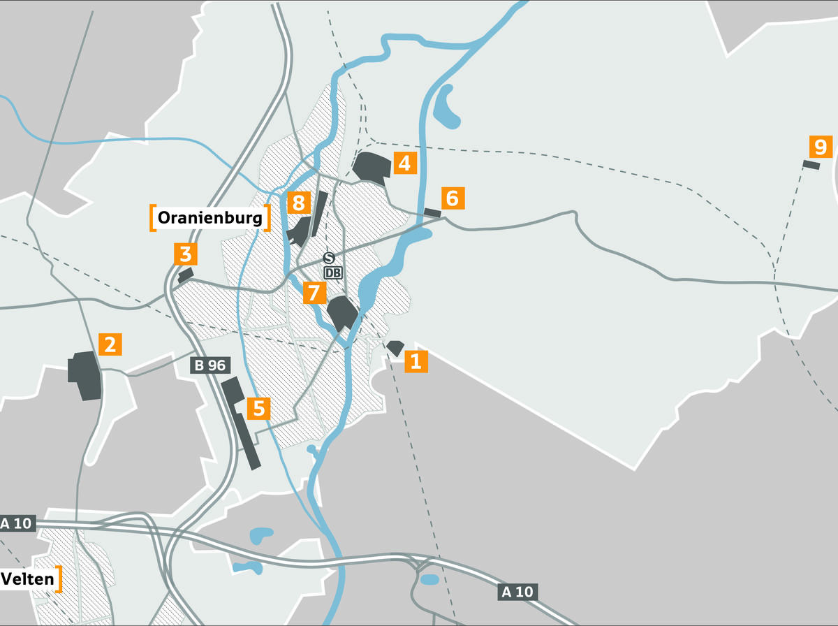 Grafik Gewerbegebiete