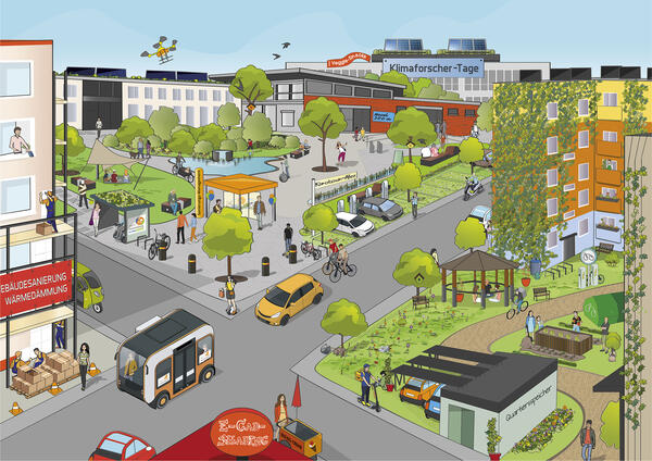Wimmelbild zum IEQK Wei�e Stadt 
