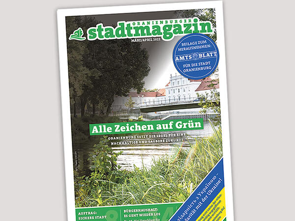Titelseite des Stadtmagazins vom 12.03.2022
