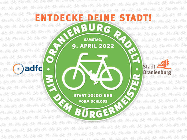 Entdecke Deine Stadt: Radeln mit dem B�rgermeister am 9. April 2022