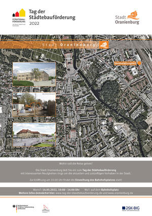 Tag der St&auml;dtebauf&ouml;rderung 2022 in Oranienburg (Plakat)