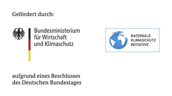 Gef&ouml;rdert durch: Bundesministerium f&uuml;r Wirtschaft und Klimaschutz - Nationale Klimaschutz Initiative