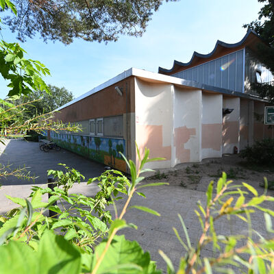 Oranienburg Sporthalle Havelschule au&szlig;en