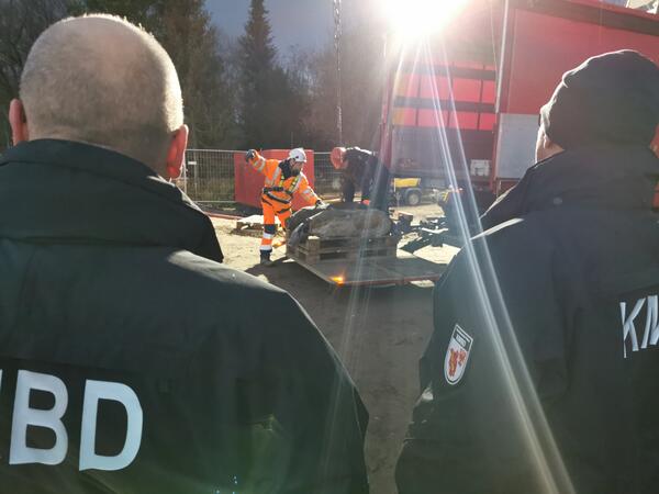 Zwei Bomben weniger in Oranienburg, die Entsch�rfung ist erfoglreich verlaufen.