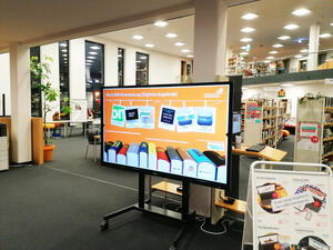 Oranienburgs Bibliothek h&auml;lt auch viele Digital-Angebote bereit.