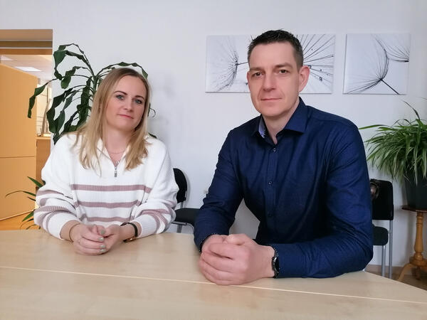 Marcel Gutjahr, Leiter des Ordnungsamtes und Jessica Hindenberg, Leiterin des B�rgeramtes, sind das Team, das f�r Oranienburg die Organisation der anstehenden Kommunalwahlen in den H�nden hat.